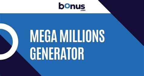 mega millions number frequency generator